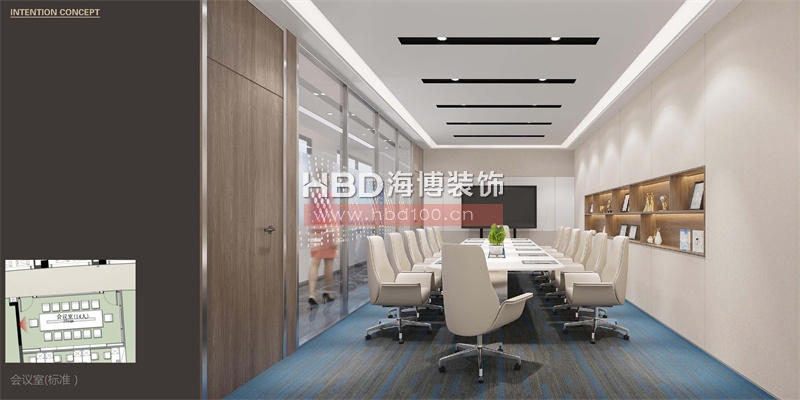 广州总部大楼办公室设计装修